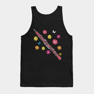 Mothers Day Oboe Mom Female Oboist Woodwind Musician Tank Top